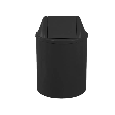 Lixeira 12L Redonda Preta com Tampa basculante EB9P JSN