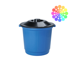 Lixeira 10l Com Tampa Redonda Arqplast 10L- Cores Variadas