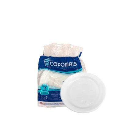 Prato Raso Branco para Sobremesas Copomais
