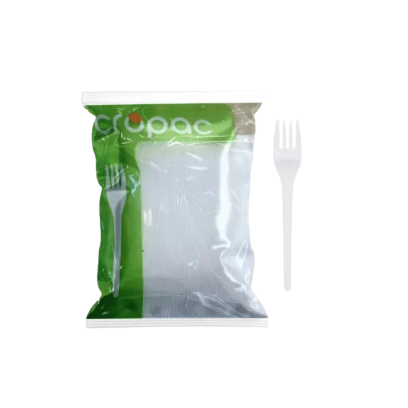 Garfo para Sobremesa Branco Cropac