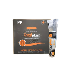 Copo 440ml Totalplast Transparente PP 20X50