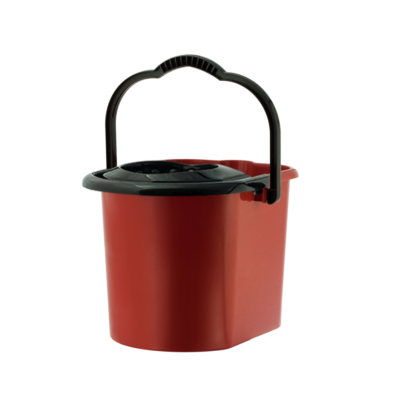 Balde 15L Espremedor Vermelho Fortcom