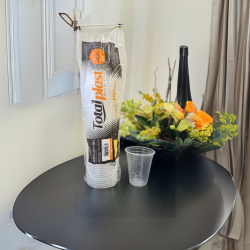 Copo 400ml PP Transparente Total Plast 1.000 unidades