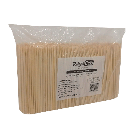 Espeto de Bambu para Churrasco 18cm Talge 1.000 unidades