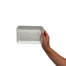 Bandeja Rasa de Isopor TRL02 Total Plast 400 unidades