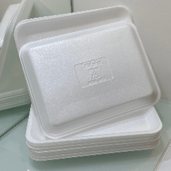 Bandeja Rasa de Isopor TRL02 Total Plast 400 unidades