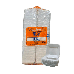 Bandeja Rasa de Isopor TFL01 Total Plast 400 unidades