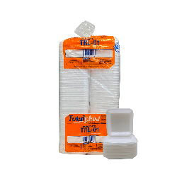 Bandeja de Isopor Rasa TRL01 Total Plast 400 unidades