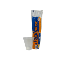 Copo 400ml Totalplast Transparente PS 20X50