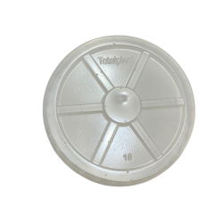 Tampa Sem Furo para Copo de Isopor 120ml Totalplast 1.000 unidades