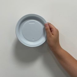 Prato Raso 15cm para Sobremesa Branco Totalplast 1.000 unidades