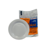 Prato Raso 15cm para Sobremesa Branco Totalplast 1.000 unidades