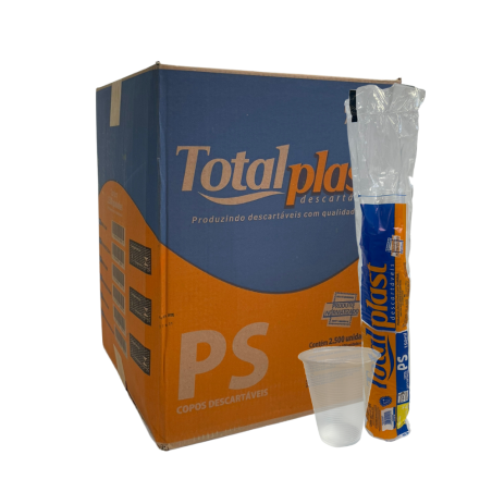 Copo 150ml Transparente Totalplast 2.500 unidades