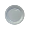 Prato Raso 21cm para Refeição Branco Totalplast 500 unidades