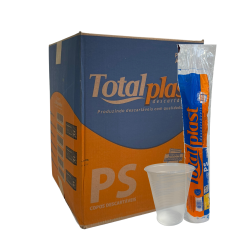 Copo 200ml Transparente PS Totalplast 2.500 unidades