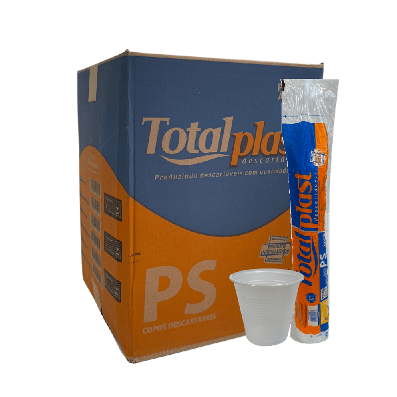 Copo 150ml Branco Totalplast 2500 unidades