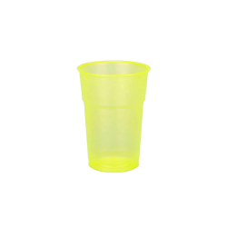 Copo Neon Amarelo 300ml Copaza