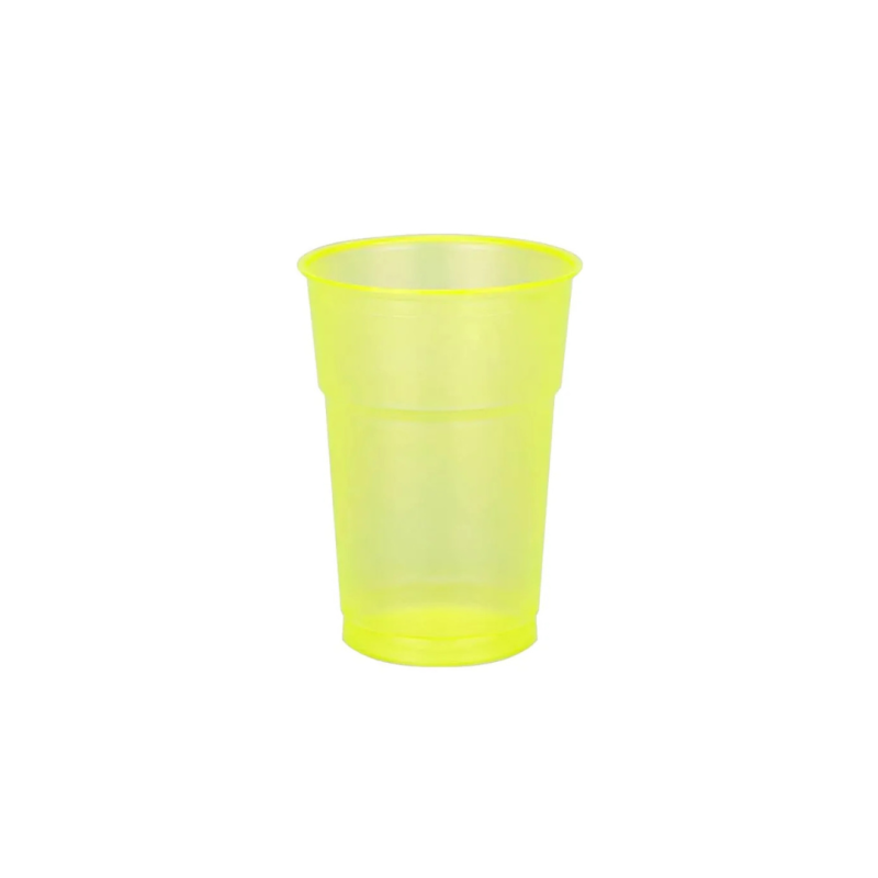 Copo Neon Amarelo 300ml Copaza