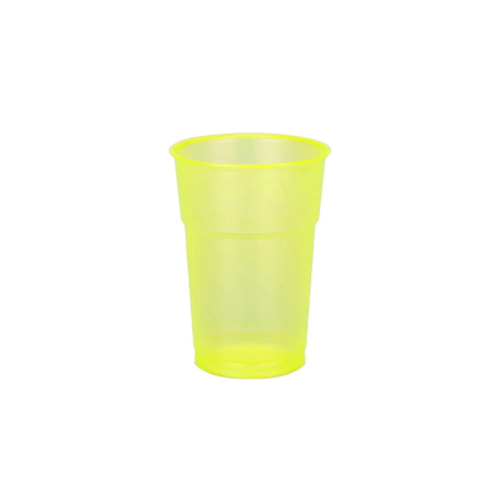 Copo Neon Amarelo 300ml Copaza