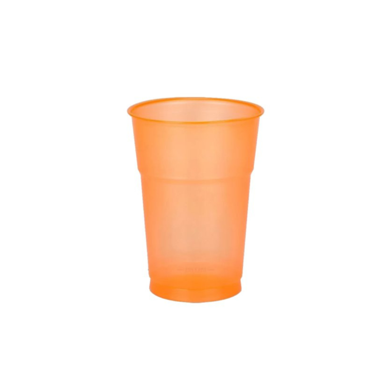 Copo Neon Laranja 300ml Copaza