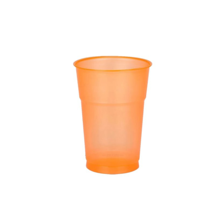 Copo Neon Laranja 300ml Copaza