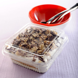 Embalagem Doce Quadrado com Tampa Galvanotek G650 SF 200ml