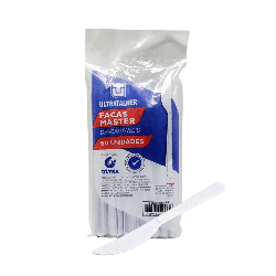 Faca para Refeição 18cm Branca Reforçada Ultra com 1.000 unidades