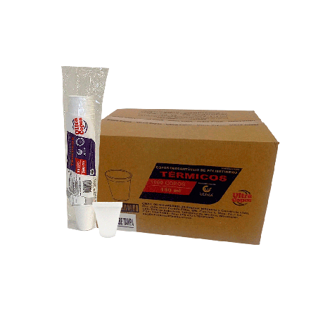 Copo de Isopor 180ml Térmico Linha Replast Ultra 1.000 unidades