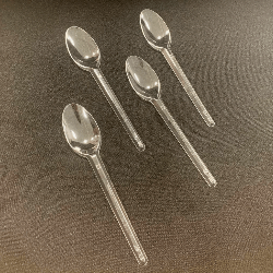 Colher para Refeição Cristal Goldenplast 20 pacotes com 50 unidades Cada