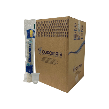 Copo 80ml Transparente Copomais 2.500 unidades
