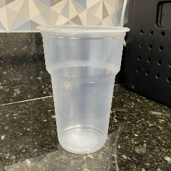 Copo 1.000ml Translúcido com Degrau Copaza 300 unidades