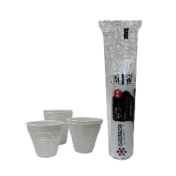 Copo Descartável 120ml Branco Chic Copaza 1.500 unidades