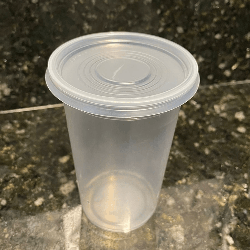 Copo 300ml Translúcido Liso PS Copaza 2.000 unidades