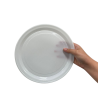 Prato 26cm Refeição Raso Branco Copaza 500 unidades