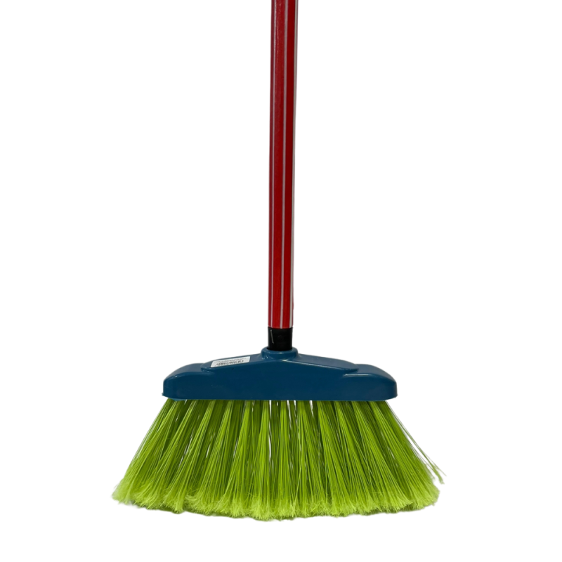 Vassoura Tipo Noviça com Cerdas Plumadas e Cabo Plastificado MM Acessórios