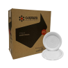 Prato 18cm Raso para Sobremesa Branco Copaza 1.000 unidades