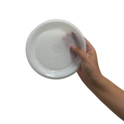 Prato 18cm Raso para Sobremesa Branco Copaza 1.000 unidades