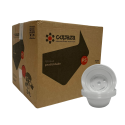 Prato Fundo 12cm Translúcido Copaza 2.600 unidades