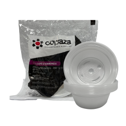 Prato Fundo 12cm Translúcido Copaza 2.600 unidades