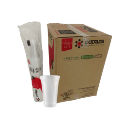 Copo 250ml Translúcido PS ABNT2012 Copaza 3.000 unidades