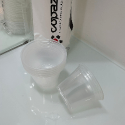 Copo 80ml Translúcido Boca 6 Copaza com 3.000 unidades ideal para café