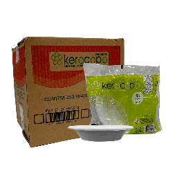 Prato Fundo 21cm Branco PS Kerocoppo 250 unidades