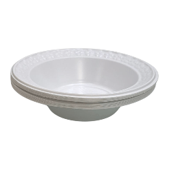 Prato Fundo 15cm Descartável Branco Kerocoppo 500 unidades