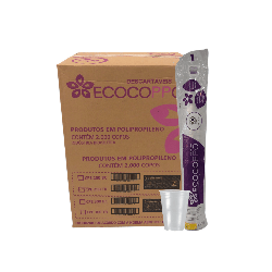Copo 250ml Transparente PP Ecocoppo 2.000 unidades
