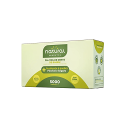 Palito de Dente de Bambu Natural 5.000 palitos