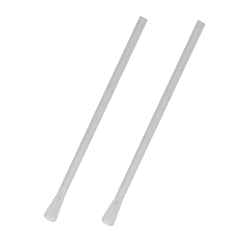 Canudo Biodegradável 5,8x 175 mm Mexedor Sachê Transparente em Sachê Cropac com 100 unidades