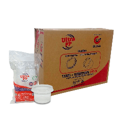 Kit Pote 140ml com Tampa Translúcido PP Ultra 1.000 unidades