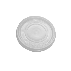 Tampa descartável transparente sem furo PS para Potes 100/145ml e copos PS 150ml/180/200 e 120ml de isopor Ultra 2.000 unidades