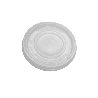 Tampa descartável transparente sem furo PS para Potes 100/145ml e copos PS 150ml/180/200 e 120ml de isopor Ultra 2.000 unidades