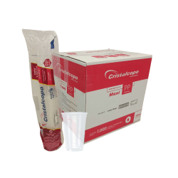 Copo 330ml Transparente Liso PP Cristalcopo Maxi 1.000 unidades